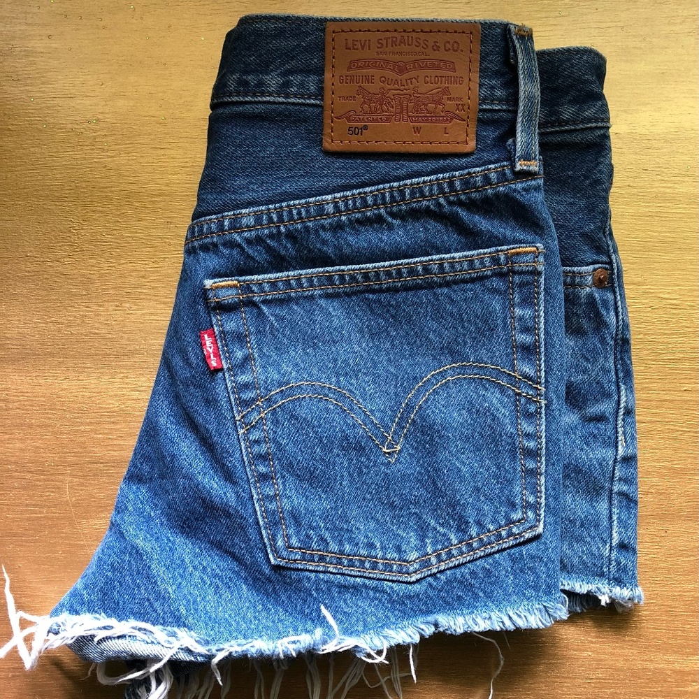 Levi's 501 Mid-Rise Denim Short Indigo Avenue